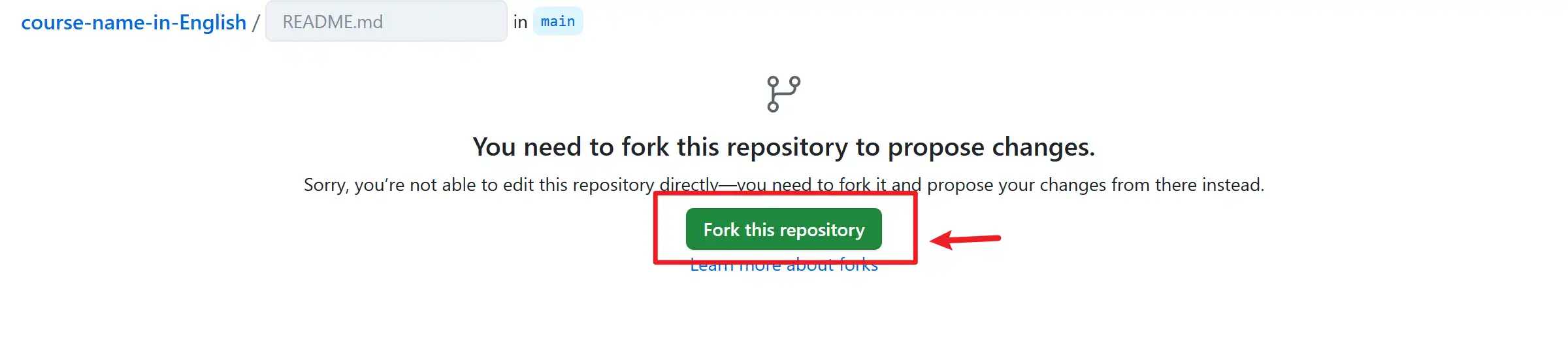 Fork仓库